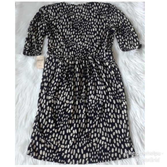 TAKE1/2 OFF ColdwaterCreek DAPPLED FAUX WRAP DRESS - Picture 7 of 8